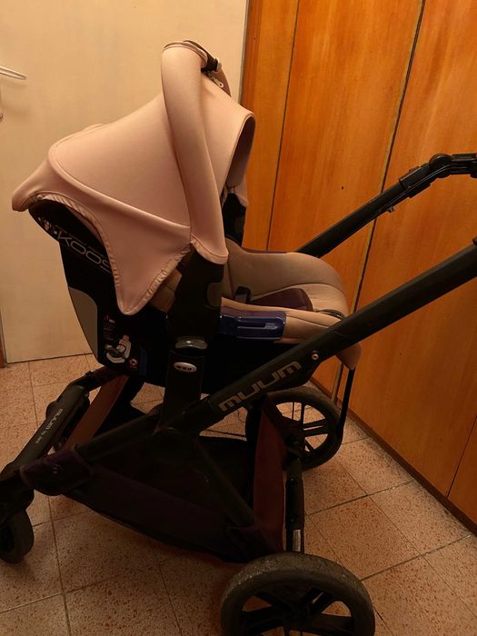 Детска количка със зимен, летен кош и кош за автомобил Jane Muum