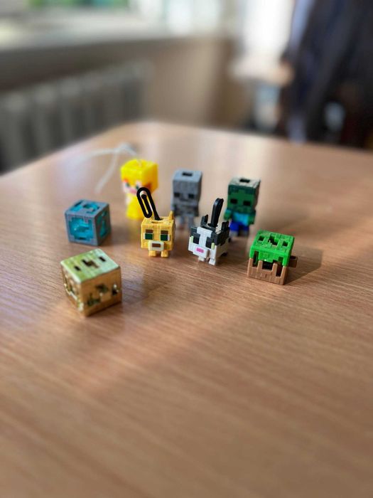 Фигурки из киндер майнкрафт