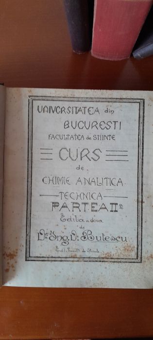 Carte Veche "Cursuri Litografiate" 6 volume anii 1920