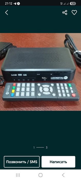 UZDIGITAL TV Tuner 65та  Узбекистан ва Россия каналарини курсатади  ..