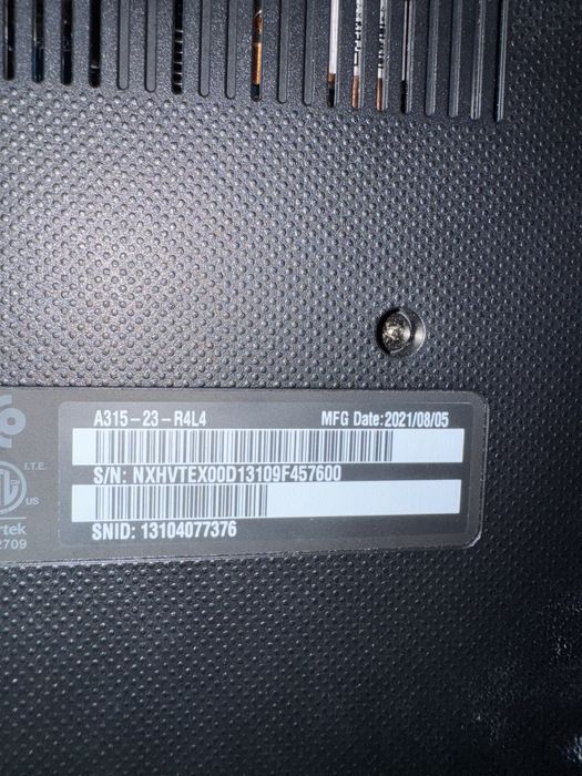 Laptop Acer Aspire 3