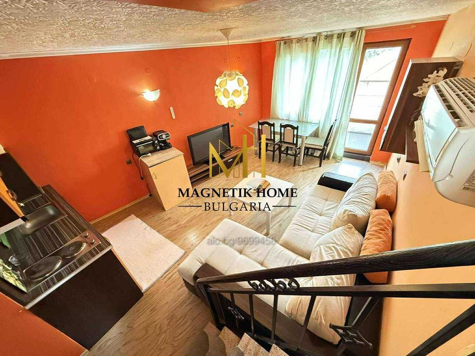 Прелестен мезонет с уникална тераса до морската в супер центъра