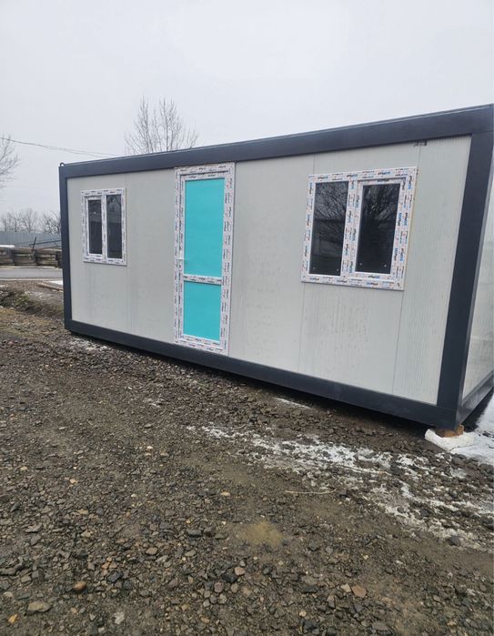 Container modular nou 6x2.40 m – birou / șantier – direct producător
