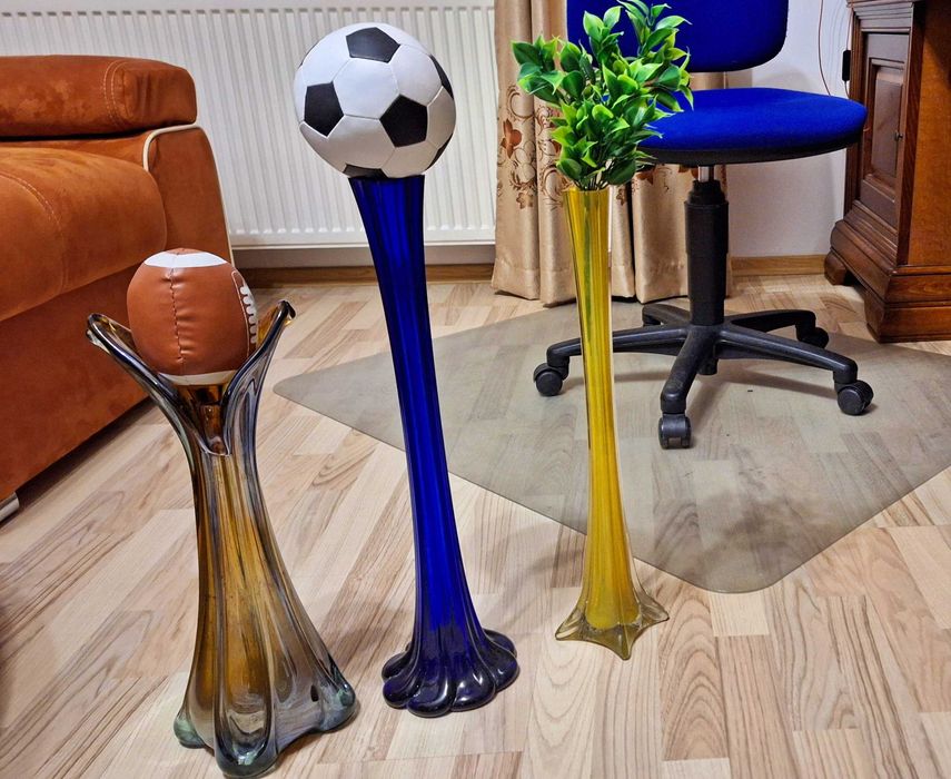 Vaze Murano Art Deco Vintage Fructiera Cadou Craciun Doamne Superbe