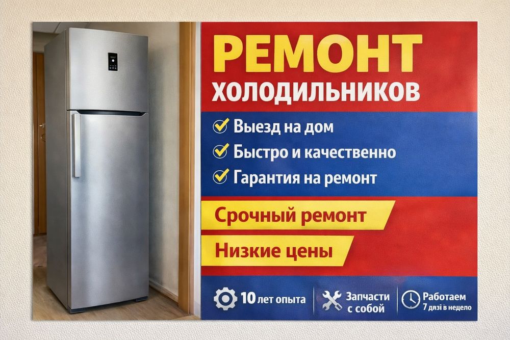 Ремонт холодильника в день обращения