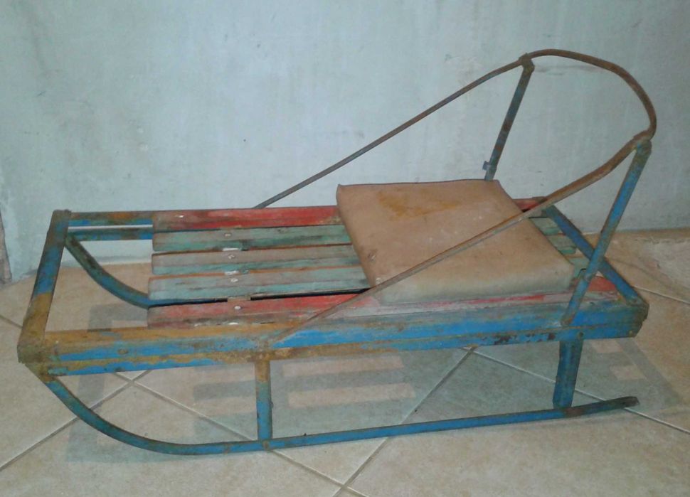 Санки складные стальные. СССР. Читайте подробно описание.