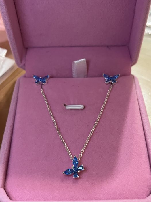 Set argint tip Pandora s925 lant si cercei