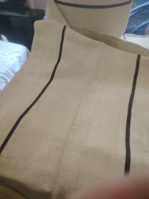Panza veche din canepa tesuta manual la razboi 30 m x 0,80  cm