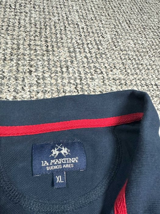 Tricou polo La Martina France Paris editie speciala bumbac marimea L