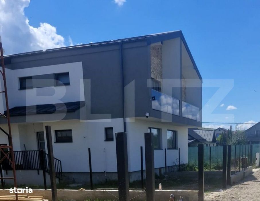 Casa semifinisata la iesire din Apahida, 150 mp utili, zona urbanizata