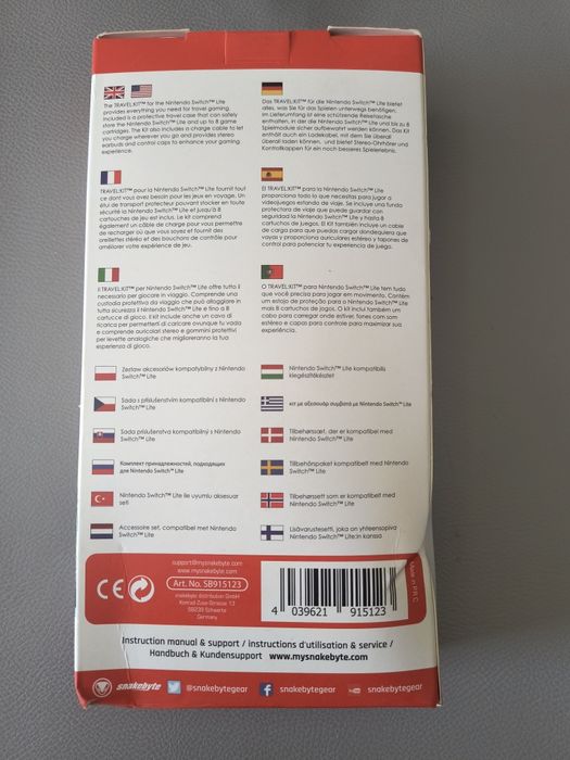 Set accesorii - Husă, Cablu încărcare, Căști - Nintendo Switchl Lite