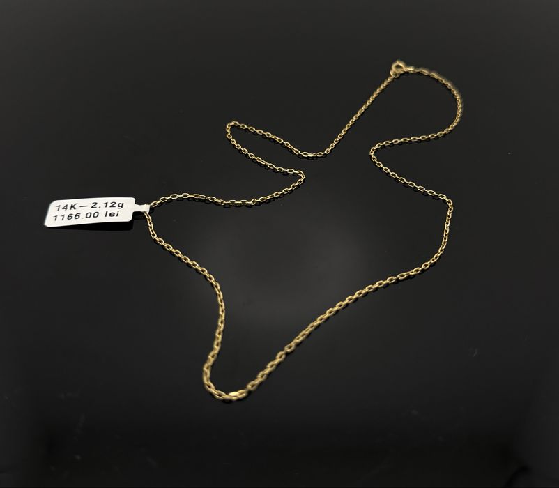 Bijuteria Royal lant din aur 14k 2.12 gr