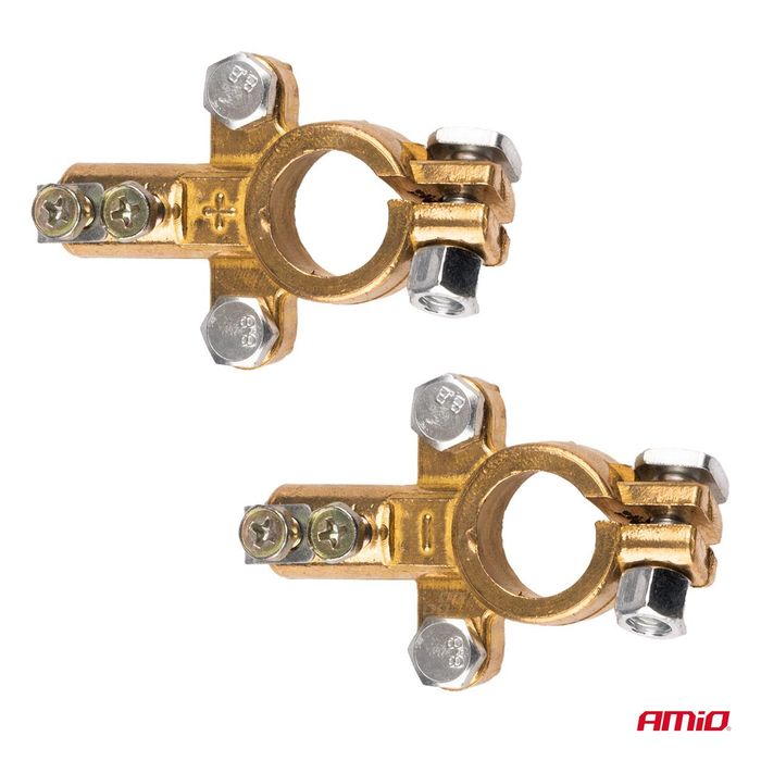 месингови клеми за акумулатор 800 a 2 броя amio-04390