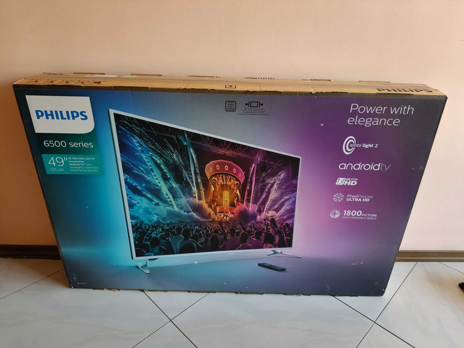 Смарт телевизор Philips 49PUS6501 LED Smart Adnroid TV