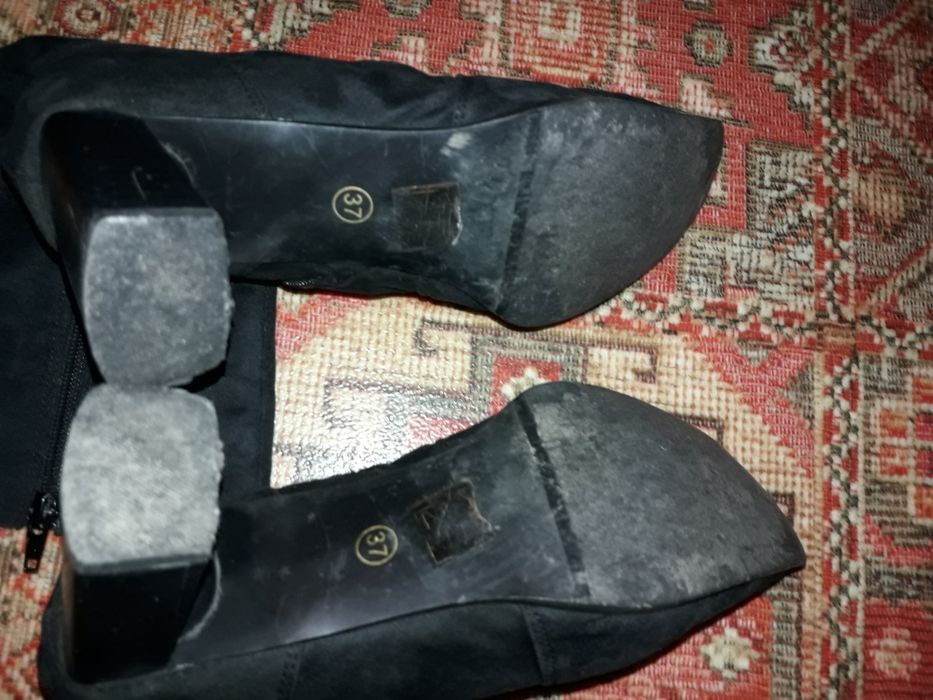 Сапоги замшевые 37 размер