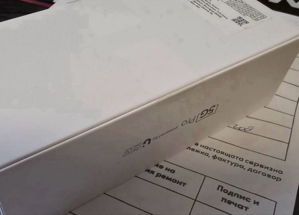 ***ЗАПЕЧАТАН 256GB ZTE 5G Pro Phone U25 Vivacom Гаранция 2027г. Black