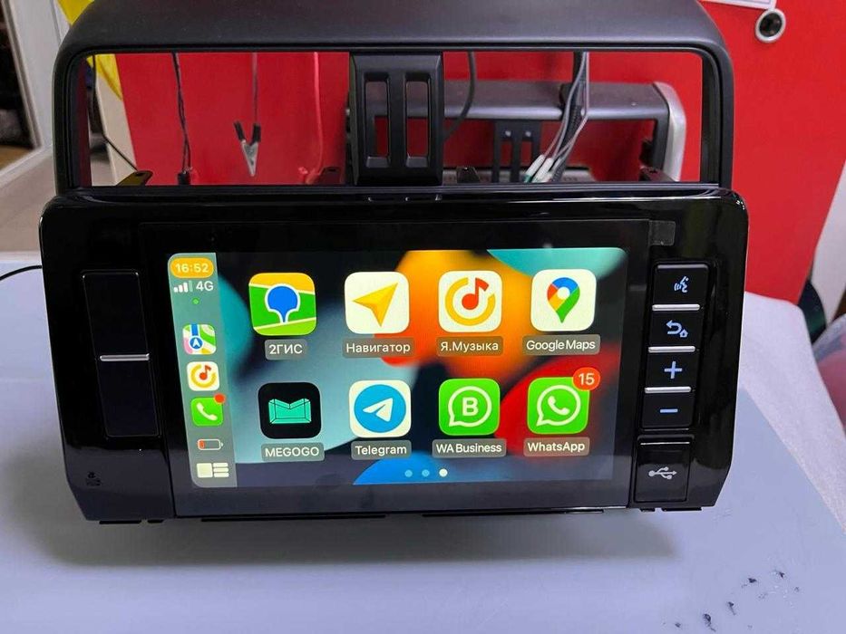 Проигрыватель магнитола Toyota Prado 150 оригинал CarPlay Android Auto