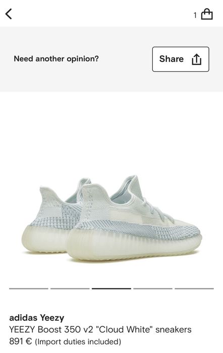 Yeezy  Boost 35 V2 Cloud Reflective