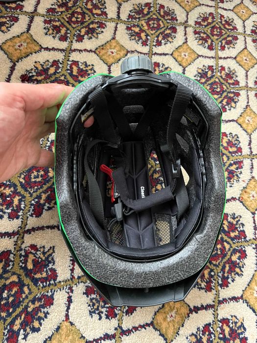 Детска каска за колело, зелена, размер 46-51см, Cratoni MaxsterProXS-S