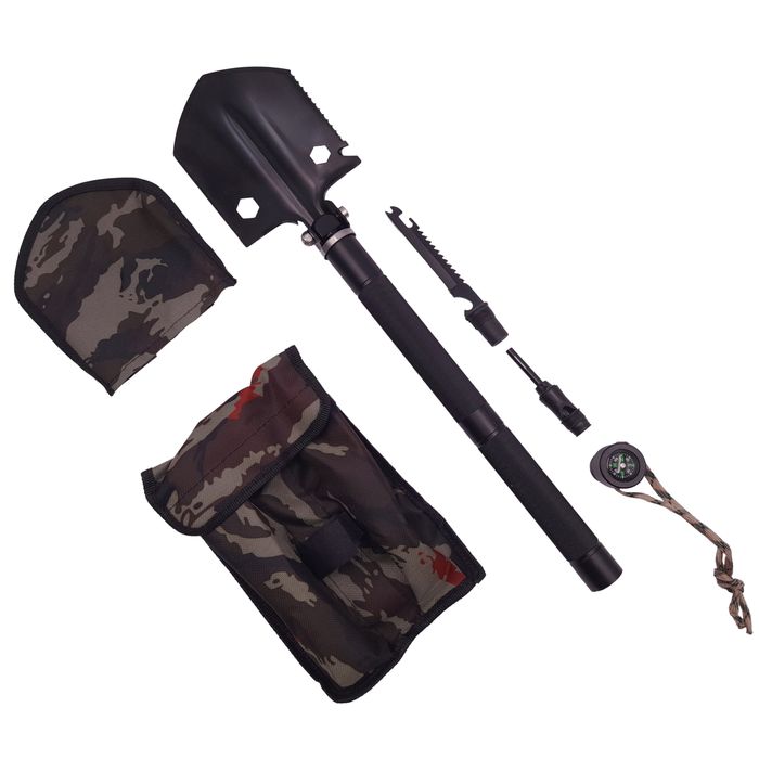 Lopata multifunctionala IdeallStore®, Camper Society, 8 in 1, 47 cm
