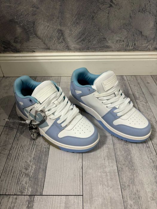 Off-White 'Out Of Office' (OOO) – Albastru/Alb