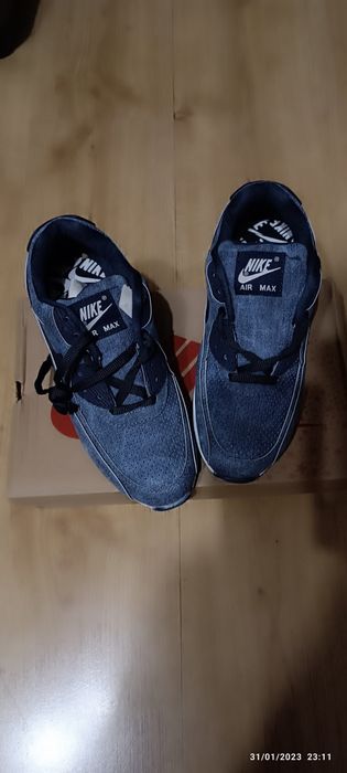 NIKE-Дамски Кожени Маратонки-Естествен велур.