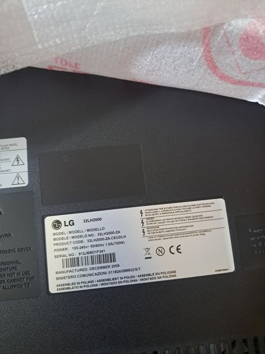 De vânzare televizor