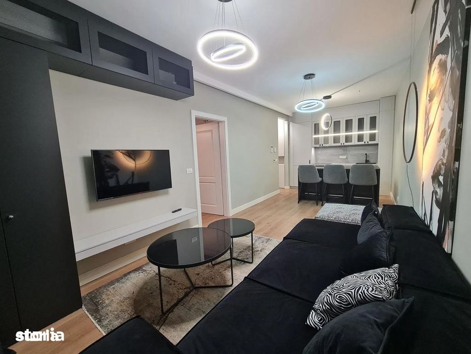 Apartament elegant , design alb-negru, terasă de 48 mp, Adora