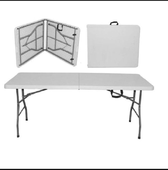 Сгъваема маса 180 х 75, кетъринг, къмпинг