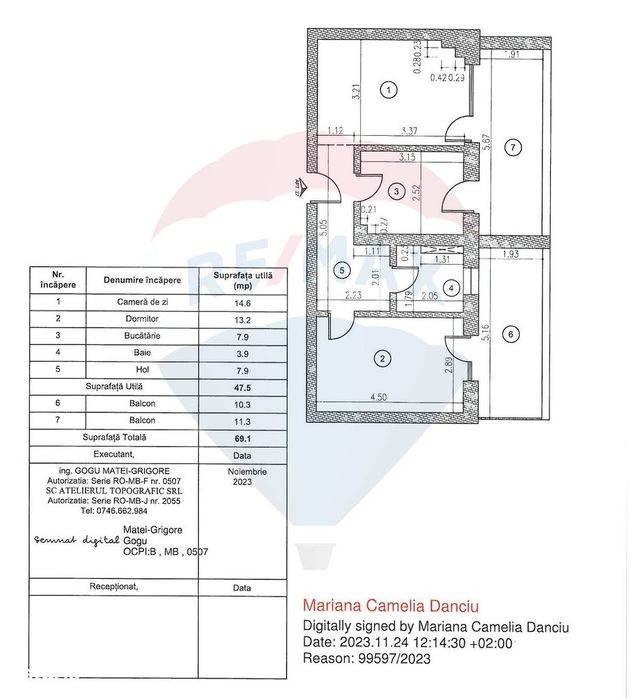 Prima Vista 2 camere 69 mp | Complet mobilat si utilat Modern
