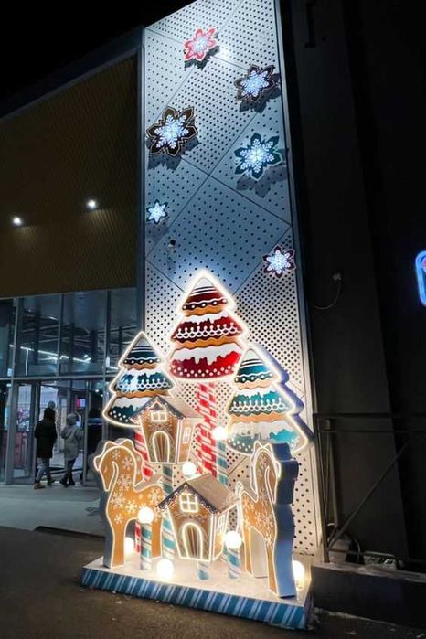 Новогоднее фотозона оформления корпоративов на новый год