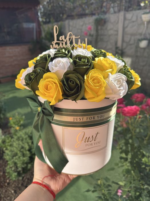 Buchete / aranjamnete din trandafir de sapun