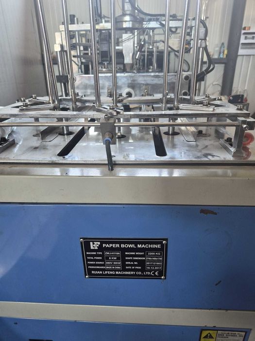 Mașină automată pentru producția bolurilor din carton 16 oz – Oportunitate reală de business