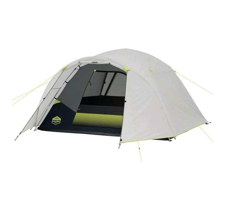 6 местна палатка core 6 + 5 спални чувала комплект.Нови!!!