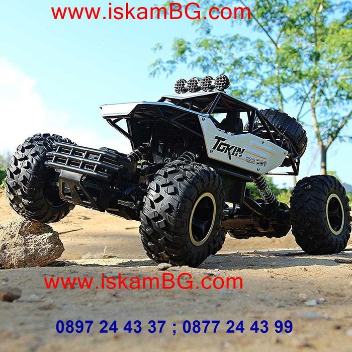 ГОЛЯМ ДЖИП с дистанционно - Детска количка ROCK CRAWLER 4Wd 1:12