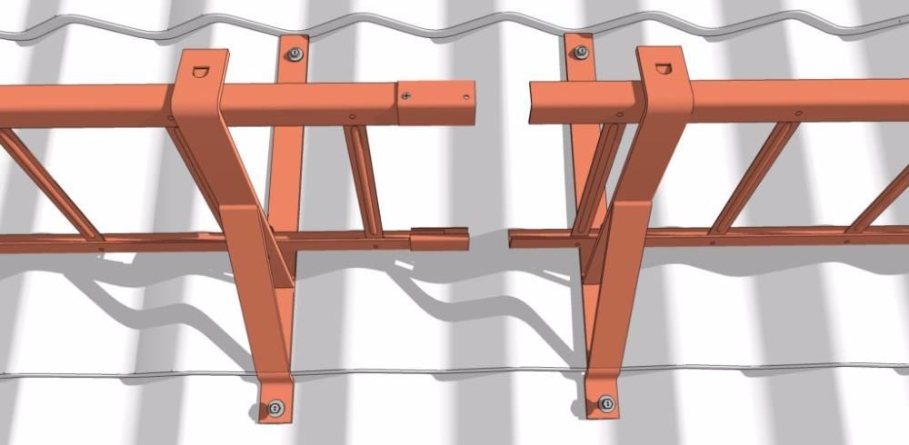 Parazapadă grilaj acoperis tigla ceramică solzi