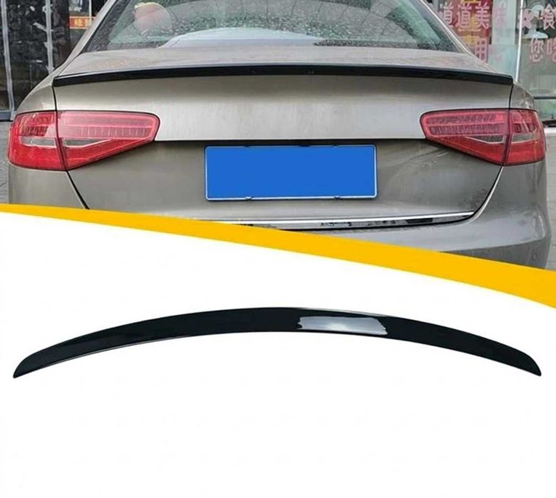 Лип спойлер за багажник ауди а4 б8 с лайн седан / audi a4 b8 spoiler s line sedan / добавка