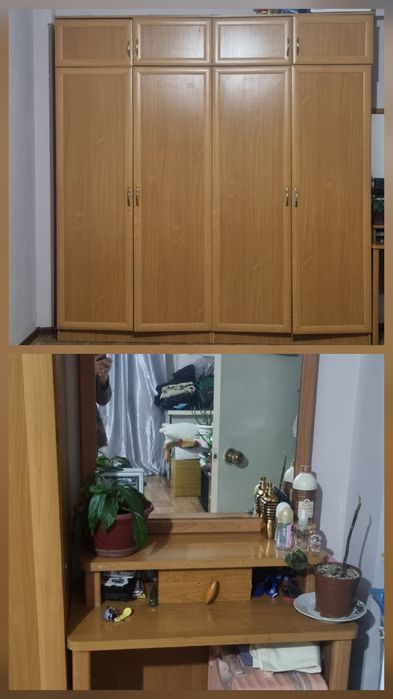 Шифонер .  тримо зеркало подарок . Материал МДФ.