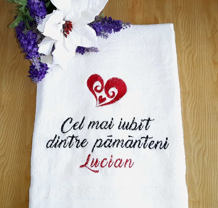 Prosoape brodate personalizate - cadou aniversari /evenimente