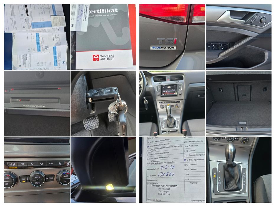 Vw Golf 7 / 2015 / 1,4 Tsi/ 122 cp/ Automat/ Dsg/Clima/ Navi/ Senzori/ Autohold/