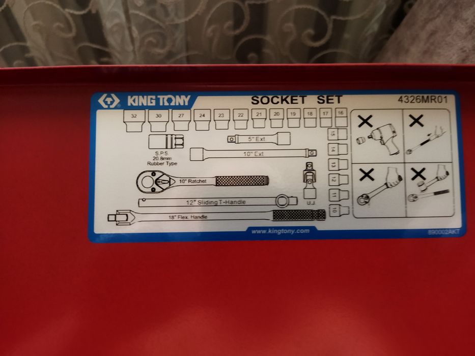 Инструмент KING TONY Оригинал