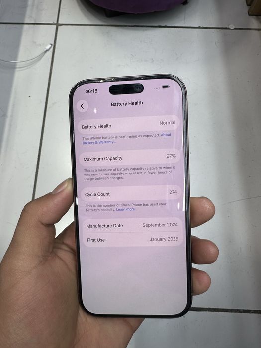 Iphone 16 Pro        256/97%