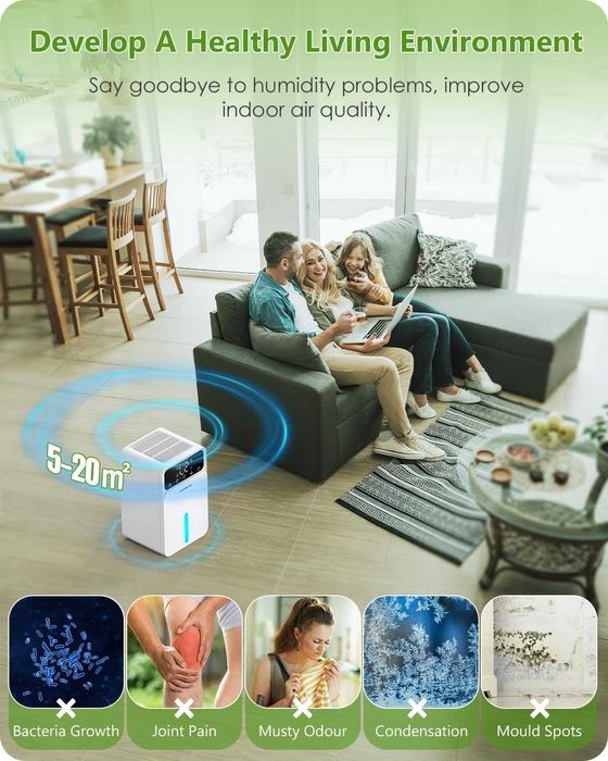 Нов Влагоабсорбатор с 30dB тиха работа/автоматично изключване ...