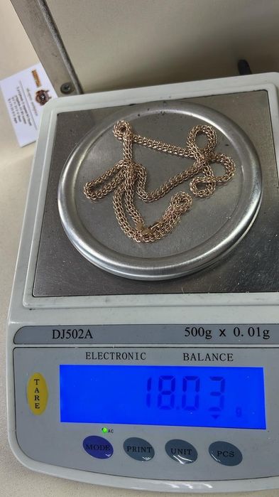 Золото 585 цепь и крест