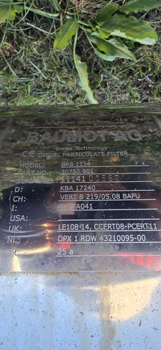 Filtru particule BAUMOT AG