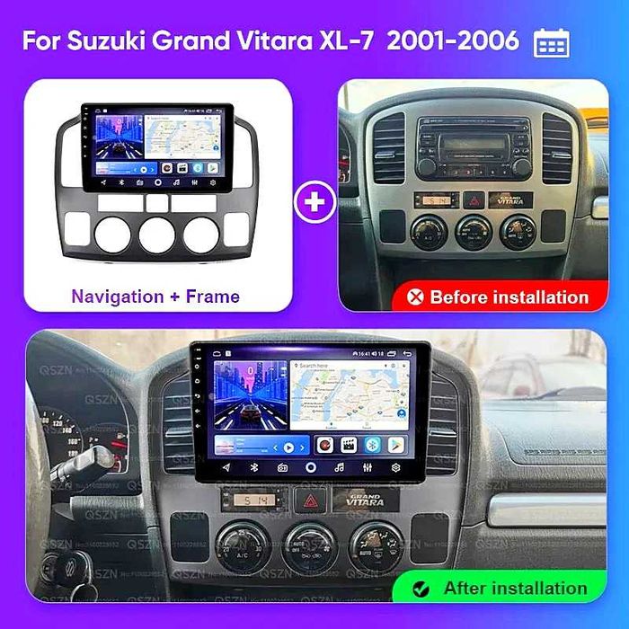 Мултимедия за Suzuki Grand Vitarа Двоен дин навигация Android Vitara