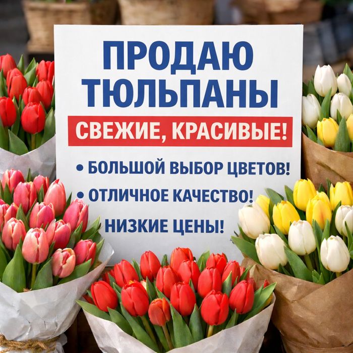Тюльпаны оптом и в розницу