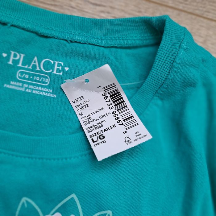 Детска блуза Children's place дълъг ръкав костенурка зелена р-р 10-12г