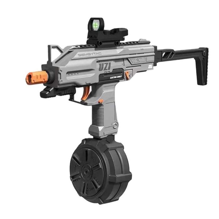 лектрическо UZI, Детска играчка, Пистолет с гел топчета, два пълнителя