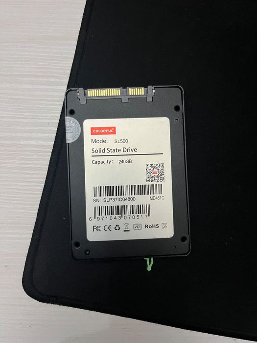 SSD бу 240 Гб рабочий